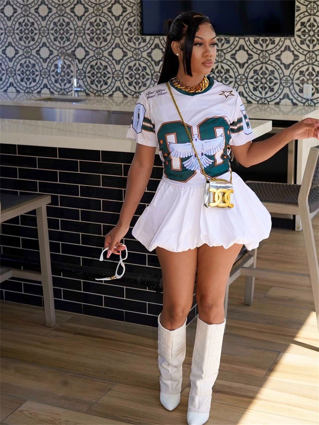 Variant image for Herr T-shirt Kortärmad Streetwear Polyester och Spandex-1