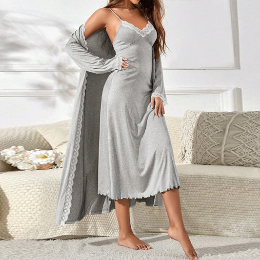 Kvinnors Lång Klänning Monokrom Blommig Slim Fit Polyester-1