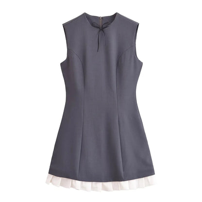 Variant image for Kvinnors Aftonklänning med Statikrag och Ruffle Hem i Högkvalitativt Tyg-1