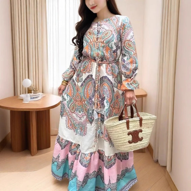 Dam Jumpsuitklänning V-ringning Korta Ärmar Polyester-3