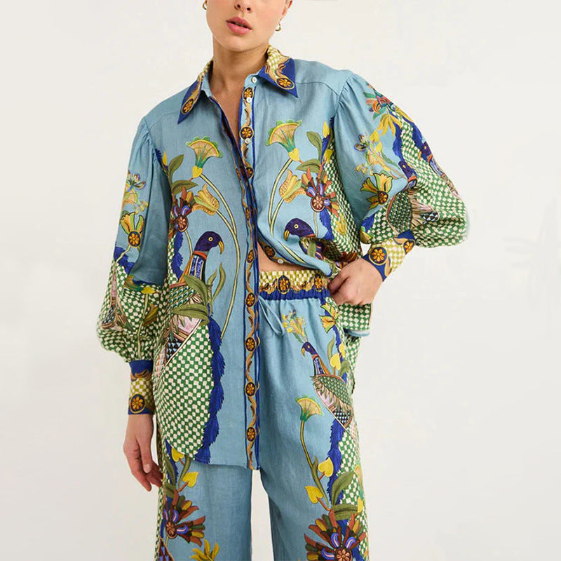 Dam Fritidsensemble Djurtryck Syntetisk Blandning 6