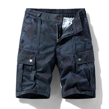 Variant image for Herrens Korta Byxor Lastshorts Bomull/Polyester med Sidofickor-13