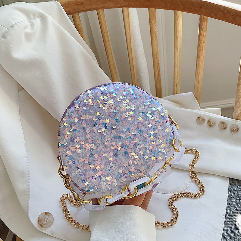 Variant image for Kvinnors Crossover Väska Rund PU Konstläder Trendig Stil-1