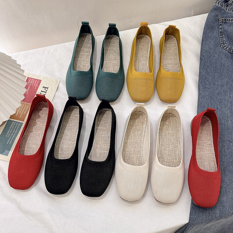 Bequeme Ballerina Schuhe für Frauen – Atmungsaktives Material, Flexible Sohle, Elegantes Design, Größe 36-41 4