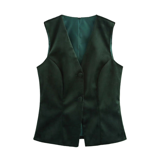 Festtoppar Dam Ärm Lös V-Ringning Polyester-1