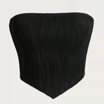 Variant image for Dam Bustier Ribbad Design Elastiskt Tyg-2