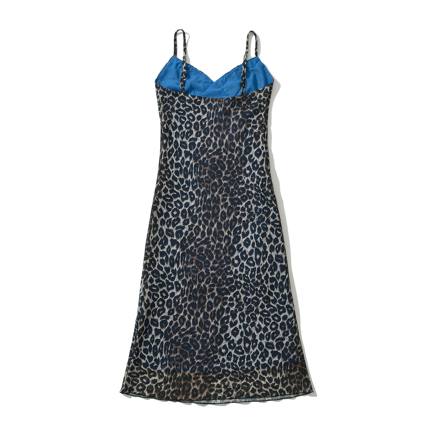 Kvinnors Spaghettiklänning Rüsch Detalj Andningsbart Material 3