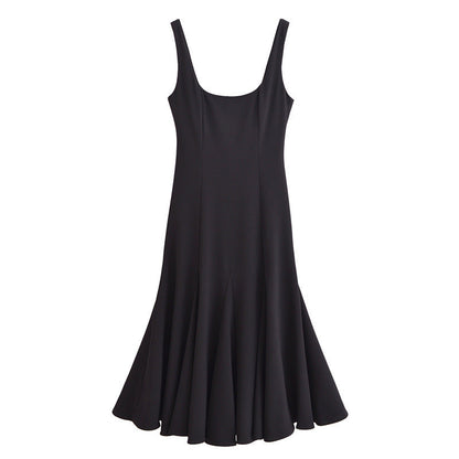 Variant image for Damklänning Pennkjol Med Hängslen Polyester Ärmlös Chic Stil-1