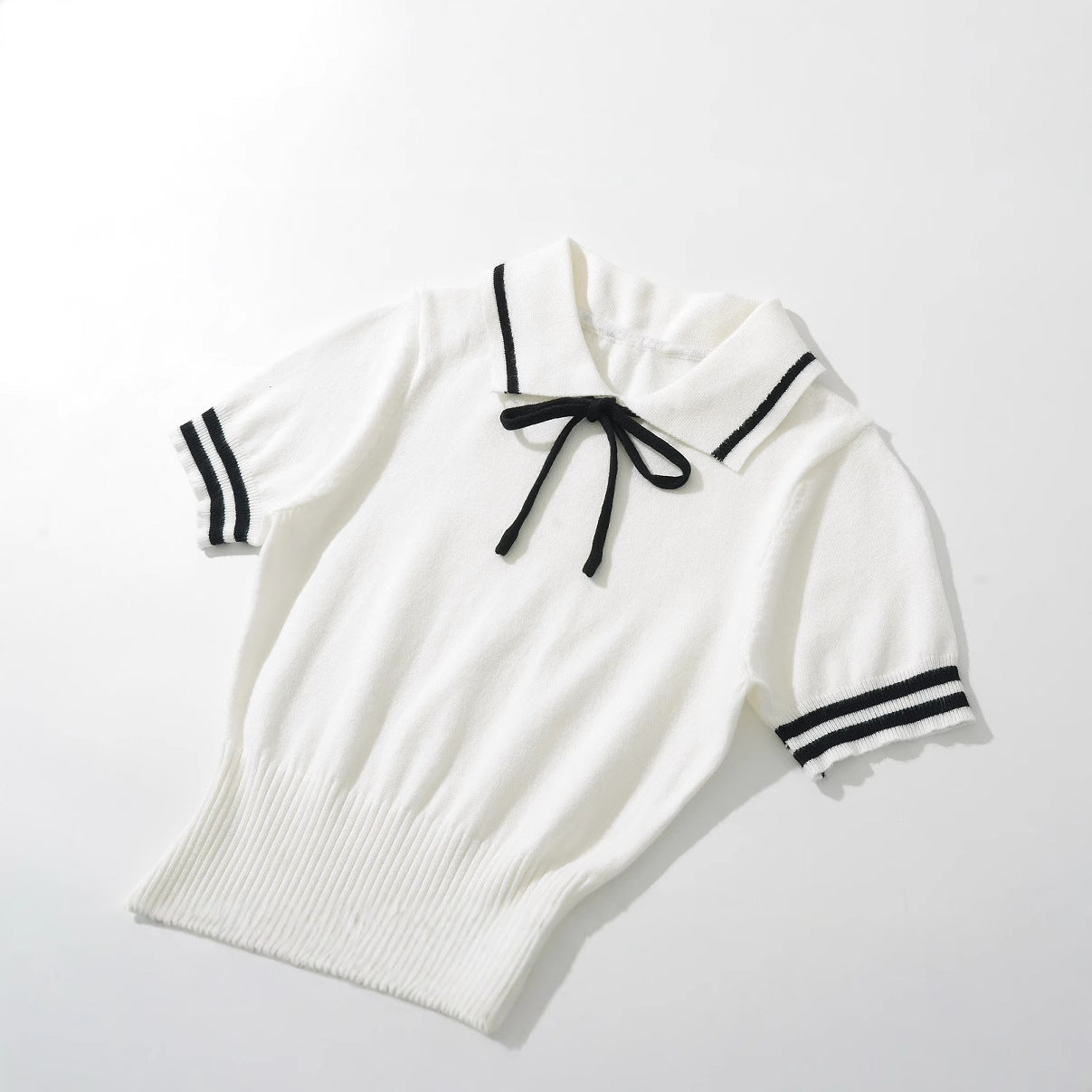 Dam Poloklänning med Rüsch Detaljer A-linjeformad Bomullsblandning 3