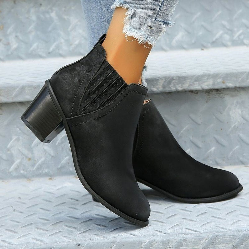 Variant image for Damfotledsskor Chunky Klackar Vintage Stil PU-8