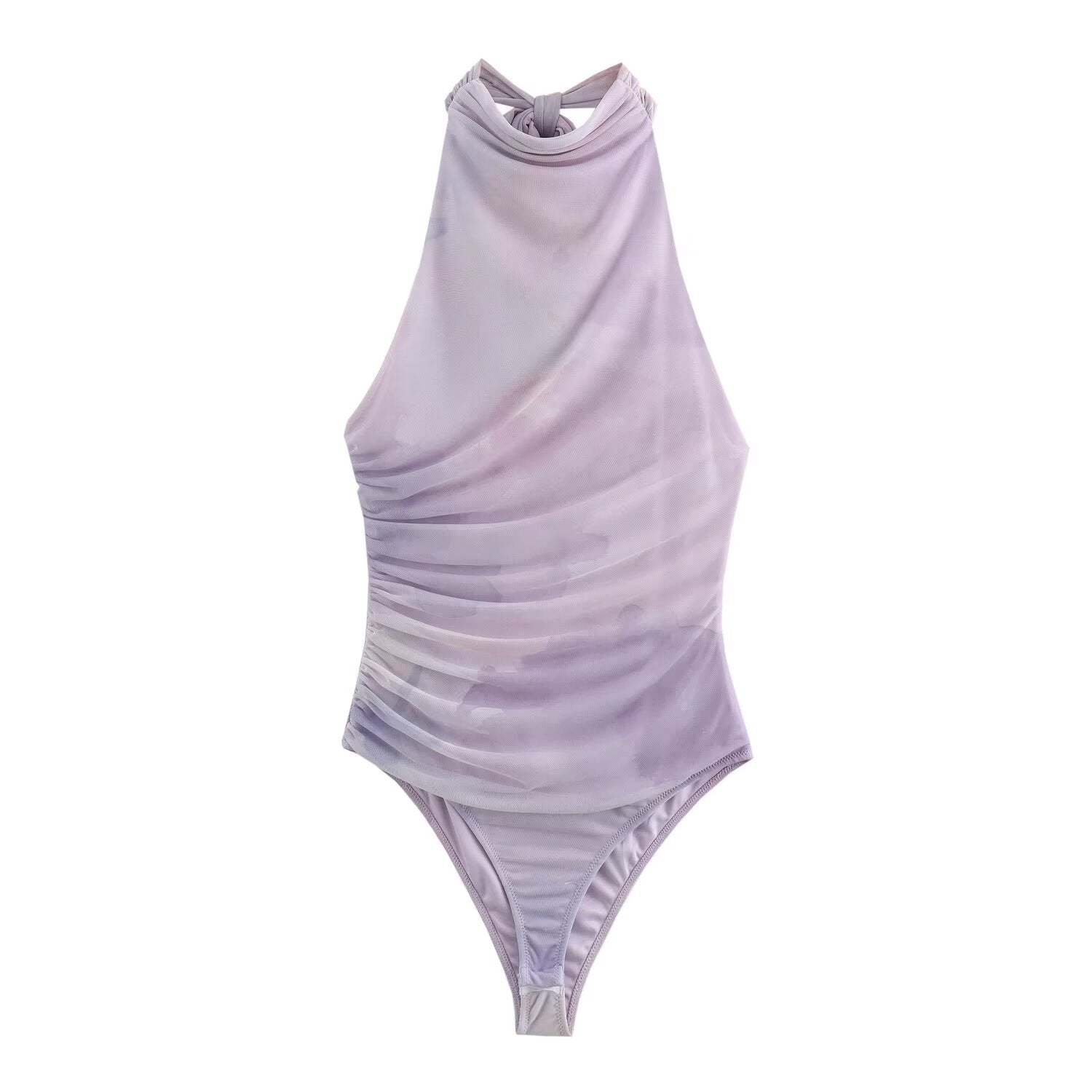 Variant image for Dam Jumpsuit Faldig Ärmlös Satin Trekvartbyxor-1