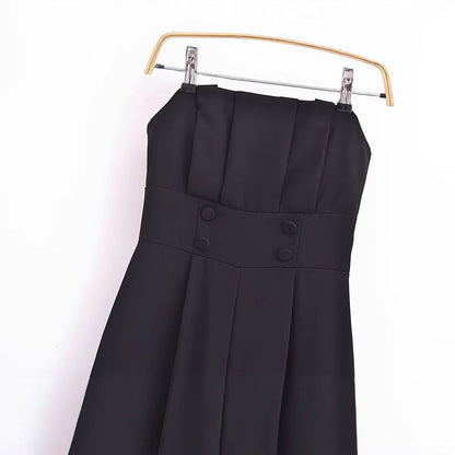 Dam Långhoppdräkt Elegant Polyester med Kort Ärmar-2