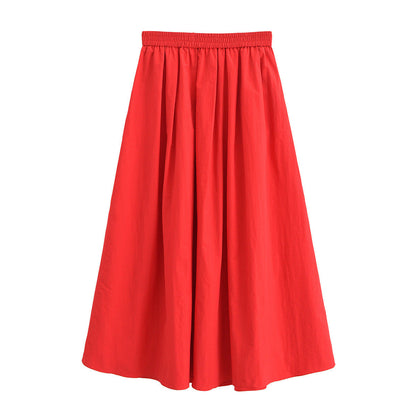 Variant image for Dam Set Slim Fit Kort Skjorta och Medium Lång Kjol Högkvalitativt Tyg-17