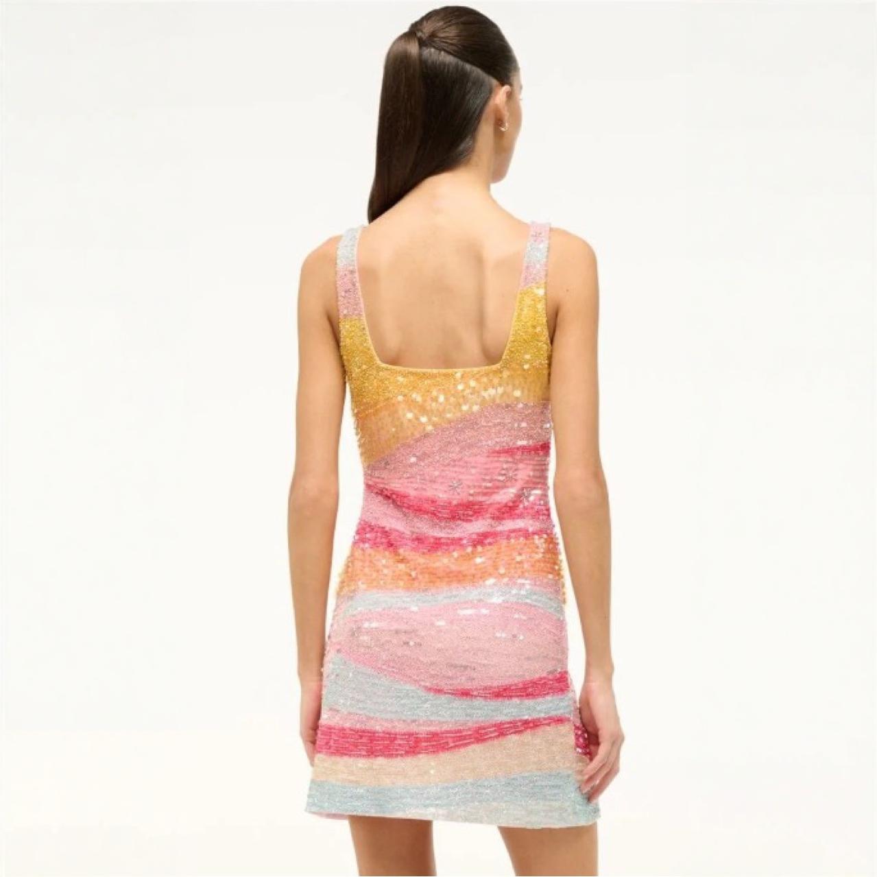 Damklänning Asymmetrisk Midi Off-Shoulder Polyester-4