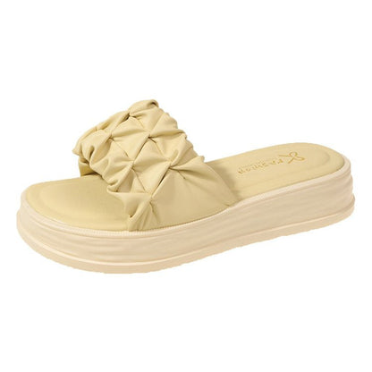 Kvinnors Sandaler Trendig Vikdesign Mjuk Material för Sommaraktiviteter 8