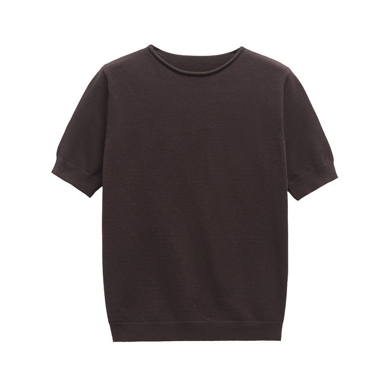 Variant image for Topp för Dam Löst Rund Hals Polyester-4