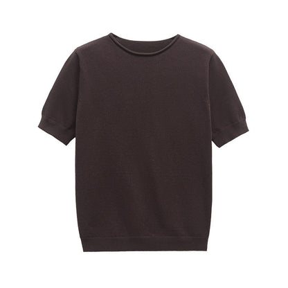 Variant image for Topp för Dam Löst Rund Hals Polyester-4