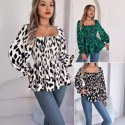 Kvinnors A-line Klänning Snörning Chiffon Blommönster-2