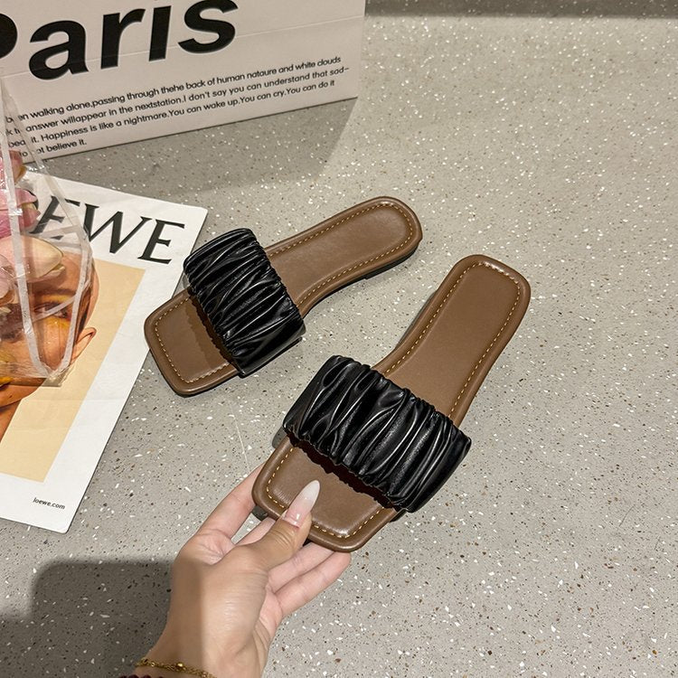 Dam Badskor Öppna Elegant Design med Icke-Glidande Sula Syntetmaterial 2