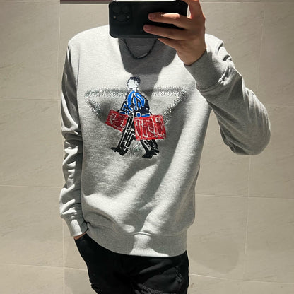 Variant image for Herr Tröja Lång Ärmar Pullover 100% Bomull-9