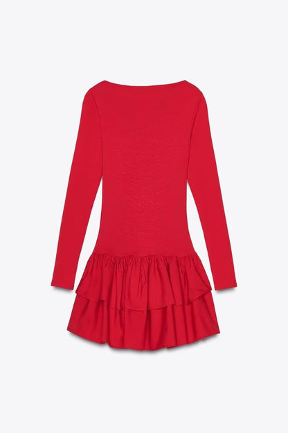 Variant image for Dam Klänning Långa Ärmar Elegant Polyester Fina Dam Klänningar-5