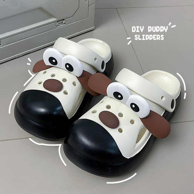 Badskor Dam Djurdesign Lätt Plast med Gummisula för Strand och Pool 3