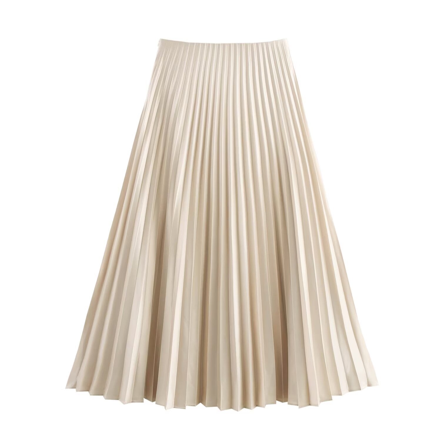 Kvinnors Vikskjol Färgblockering Polyester Elastan-5