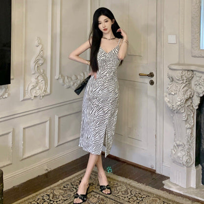 Kvinnors V-Neck Klänning Sammet Långärmad Cardigan Set-4