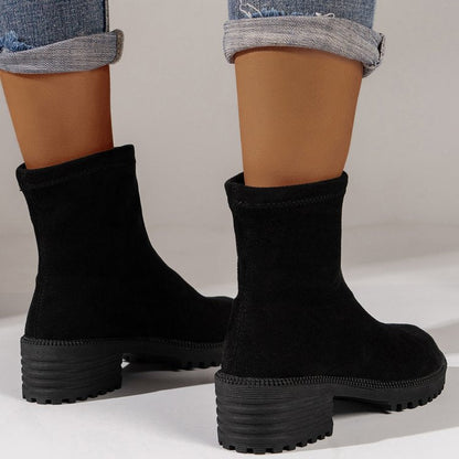 Dam Gummistövlar Chunky Design Robust Gummisula 1