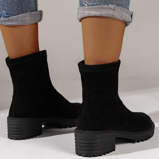 Dam Gummistövlar Chunky Design Robust Gummisula 1