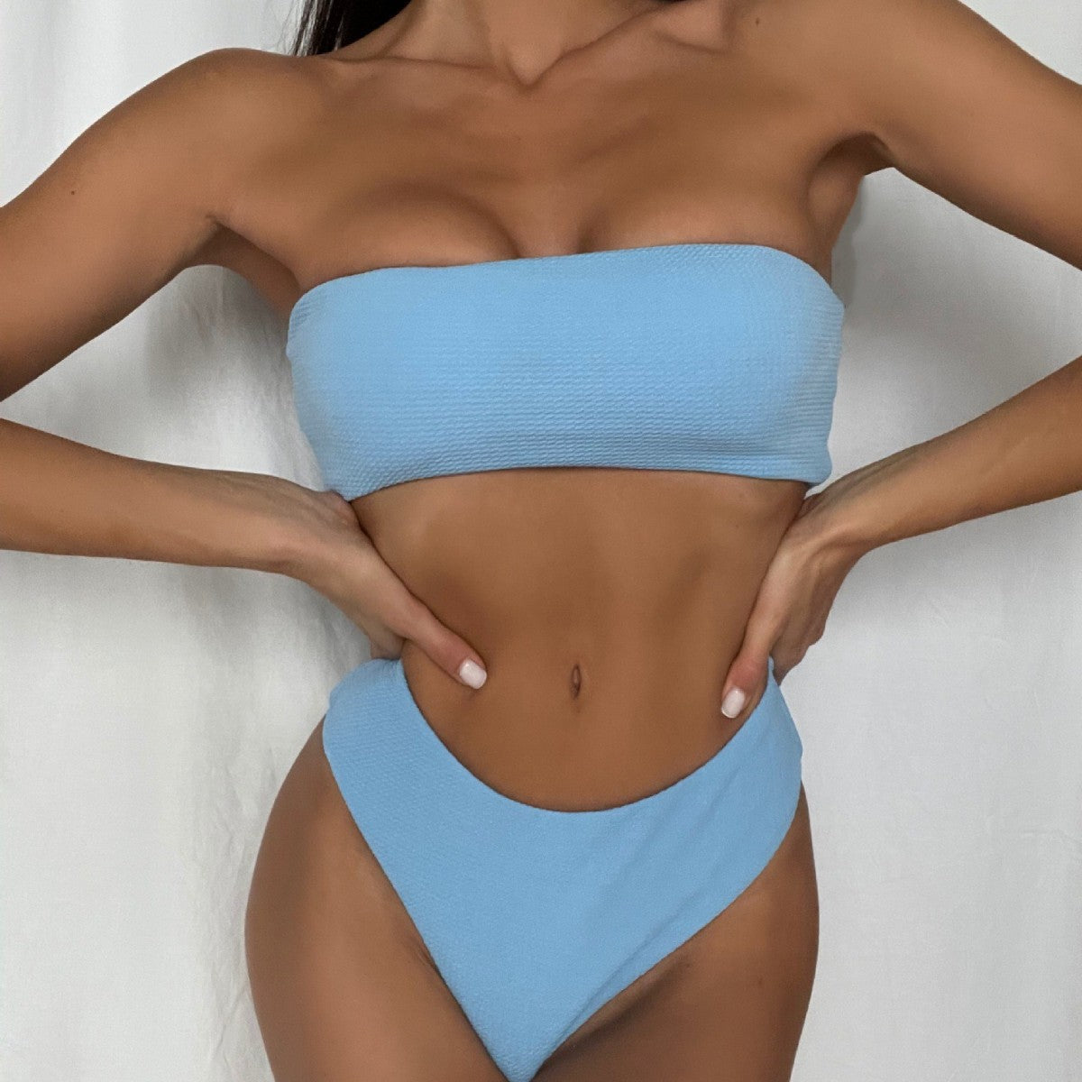 Baddräkt Dam Bandeau Modern Elastiskt Tyg 3