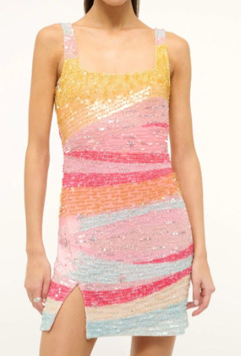 Variant image for Damklänning Asymmetrisk Midi Off-Shoulder Polyester-1