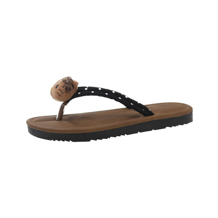 Dam Sandaler Tåavskiljare Lekfull Design Mjuk Fotbädd-1