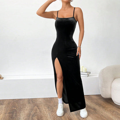 Dam A-Line Kjol Midi Polyester Svart-1