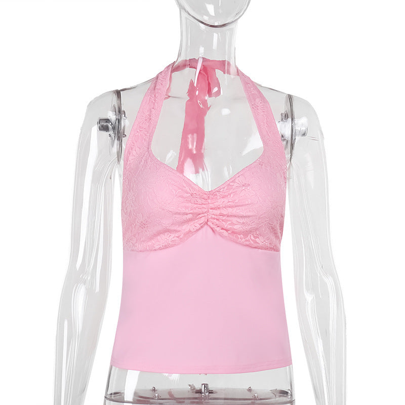 Variant image for Kvinnors Topp Blommigt Mönster Justerbara Bärarband Andningsbart Tyg-1