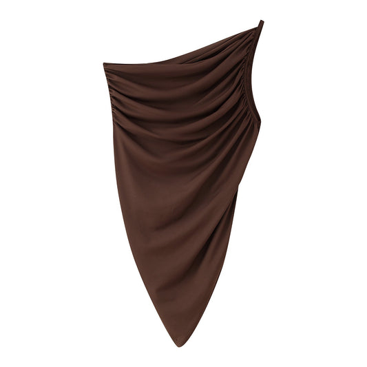 Kvinnors Wrap Kjol Elegant Flödande Material 1