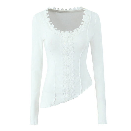 Dam V-ringad Festtopp Polyester för Elegant Look-1