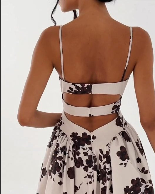 Damklänning A-Linje Lång Polyester Tidlös Stil-4