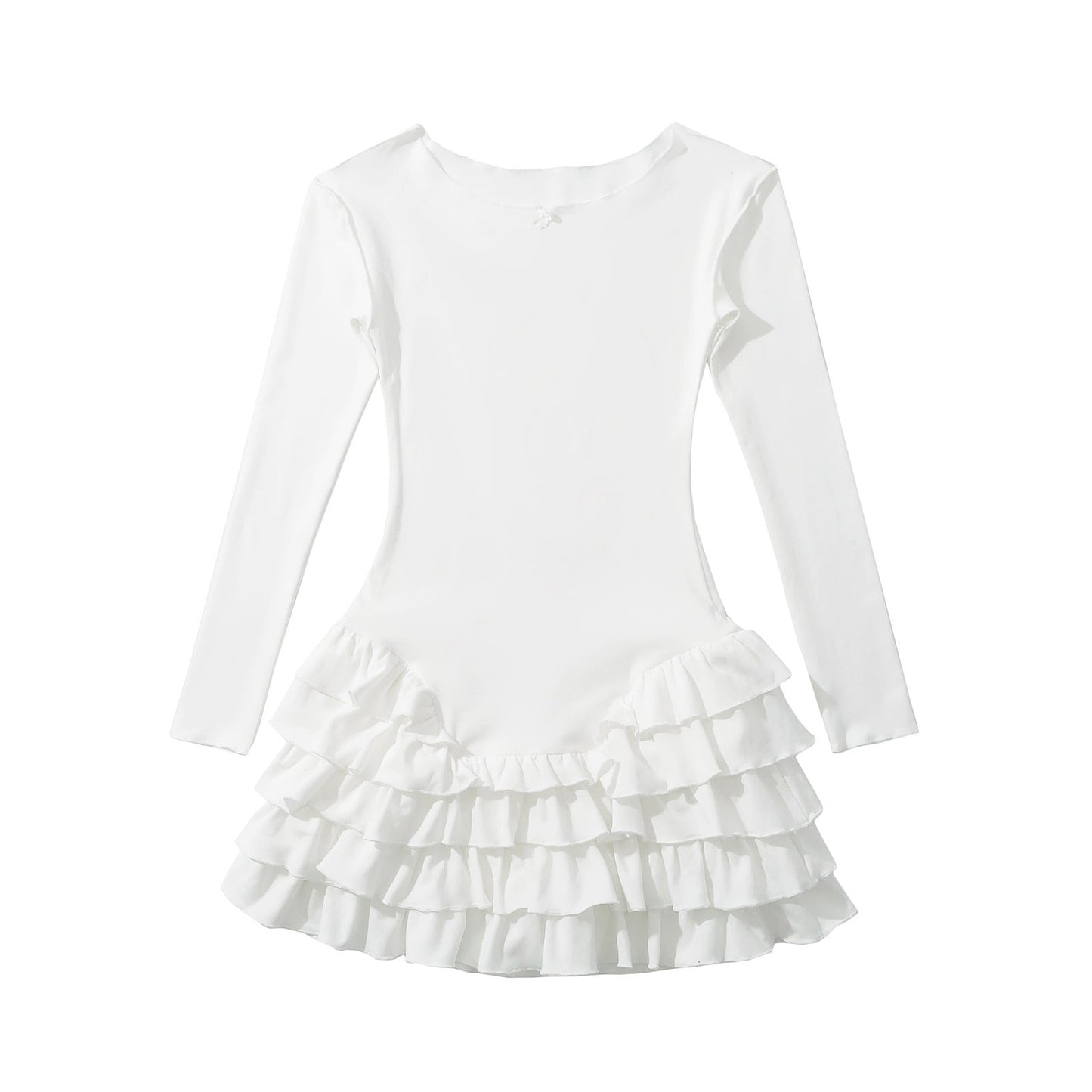 Variant image for Kvinnors Wrap Klänning Rüsch Detaljer Mjukt Tyg-2