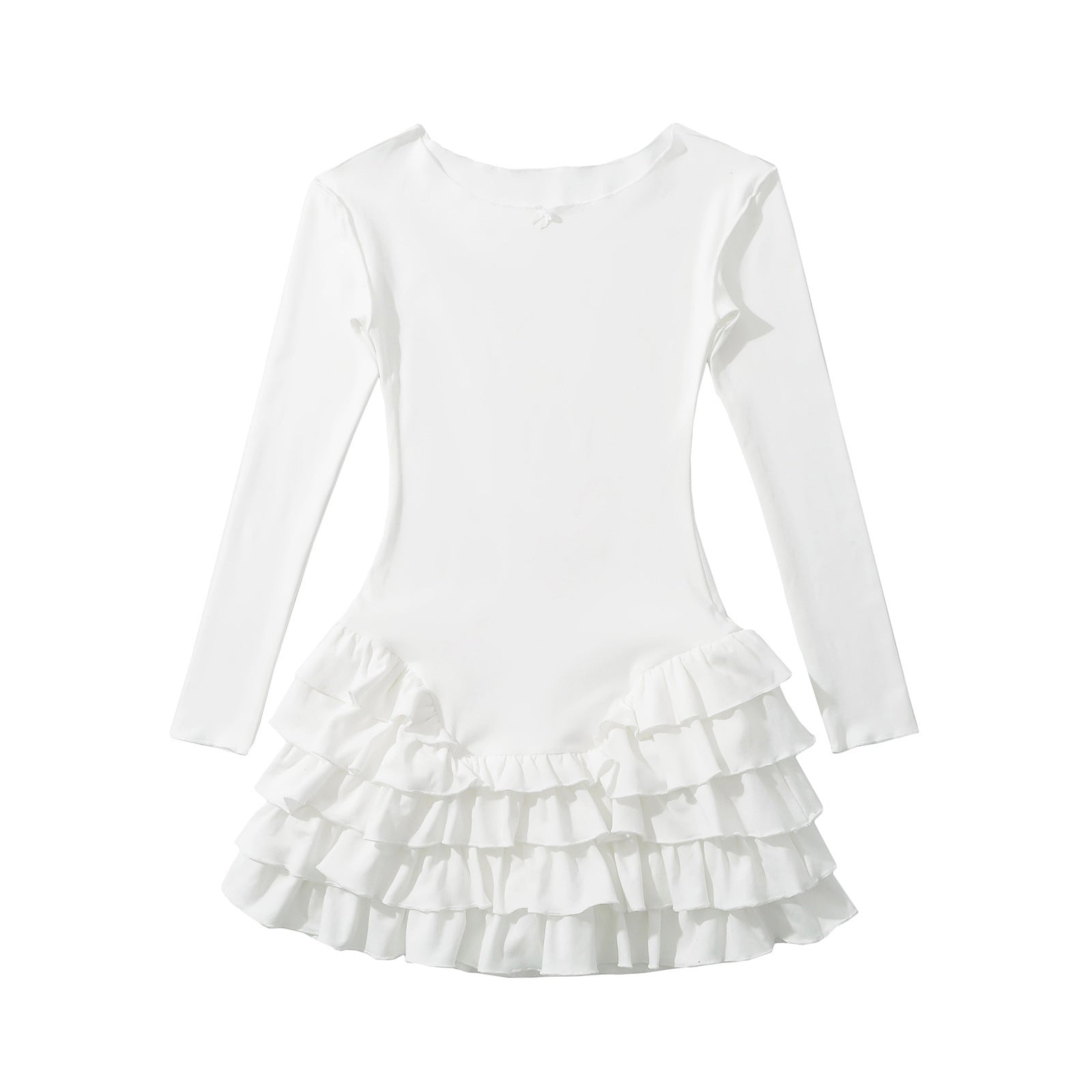 Variant image for Kvinnors Wrap Klänning Rüsch Detaljer Mjukt Tyg-2