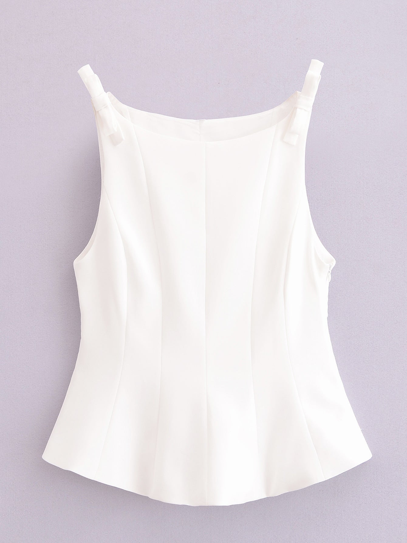 Dam T-shirt Ärmlös Rund Hals Polyester för Träning och Fritid-1