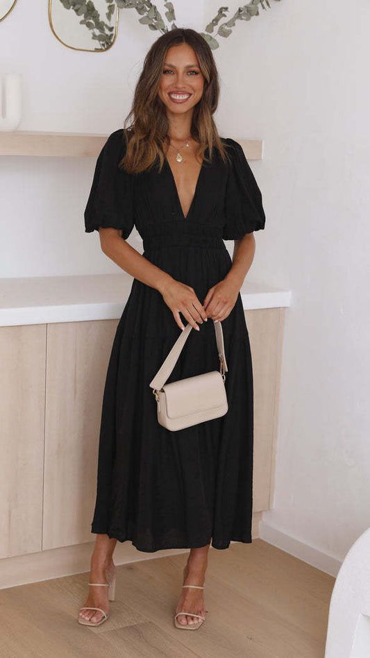 Dam A-linjeformad Kjol Polyester Lång-1