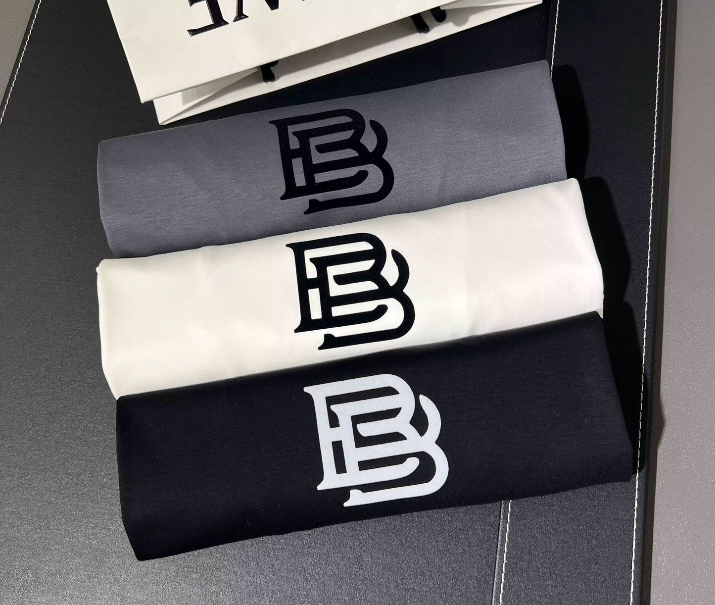 Variant image for Herr T Shirt Rundhalsad i Is Silke och Bomull - Kvalitets Tränings T Shirt för Avslappnad Stil-1