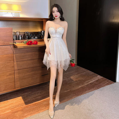 Kvinnor Långärmad Klänning Blommig Chiffong-3