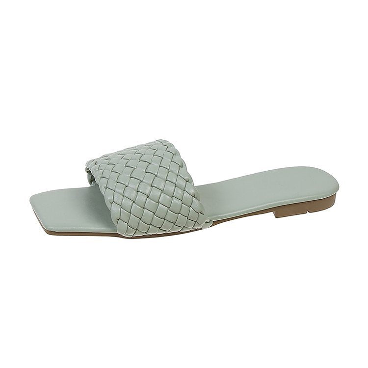 Variant image for Kvinnors Öppna Mules Flätad Design Textil Sula-4