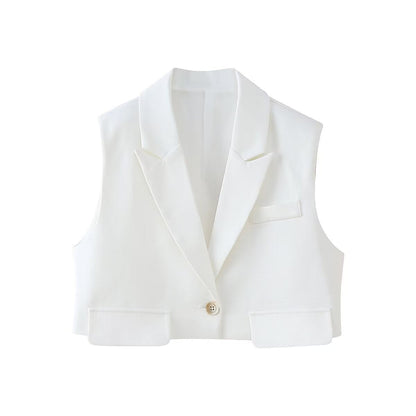 Variant image for Dam Byxdress Enfärgad Lång Byxa Polyester Ärmlös Elegant-1