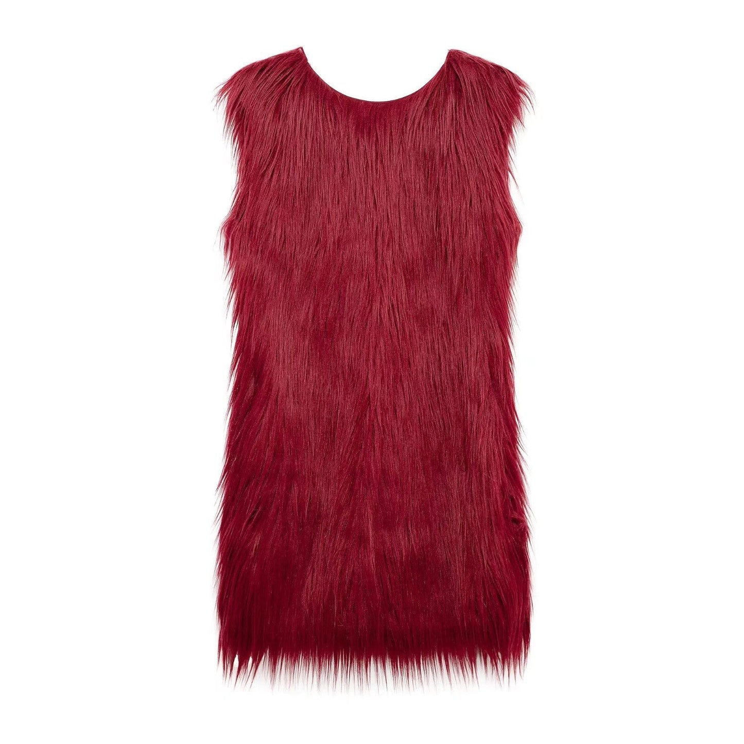 Kvinnors Miniklänning A-Line Polyester V-Hals Ärmlös Kort 2