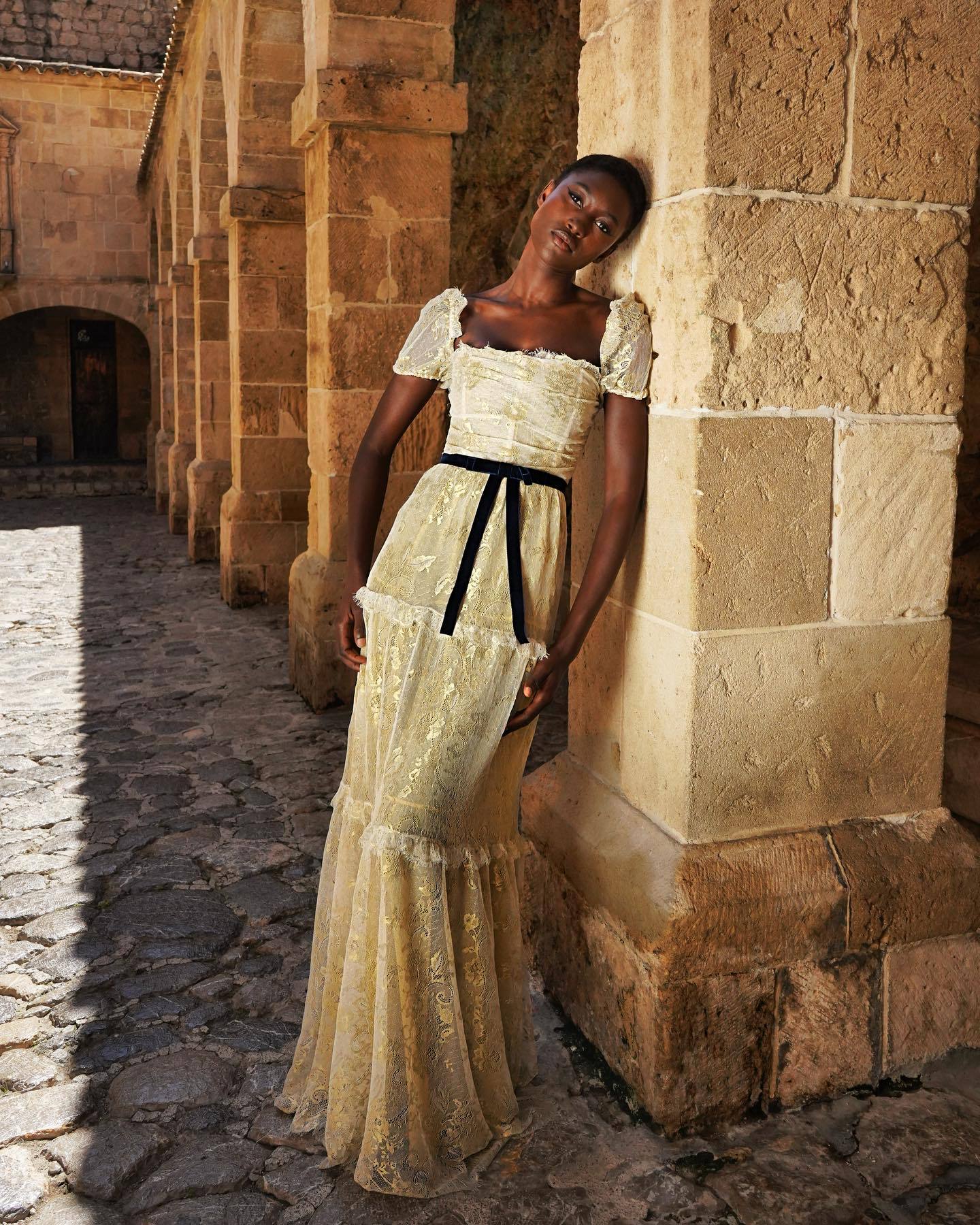 Dam Långklänning Elegant Spandex för Fest och Bröllop-4