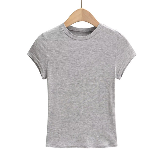 Kvinnors T-shirt Bekväm Passform Andningsbart Material-1