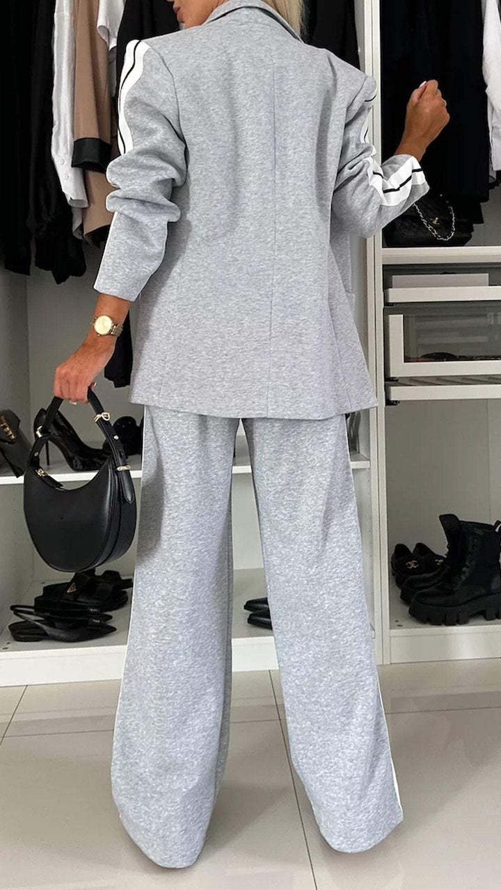 Dam Byxdress Långa Ärmar Polyester Avslappnad Passform-5